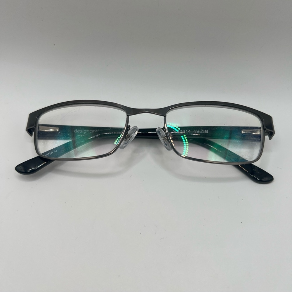 Design Optics PD58.5 +/-1mm 51-18-135 Reading Glasses +1.75 Blk/Slv Frames Only